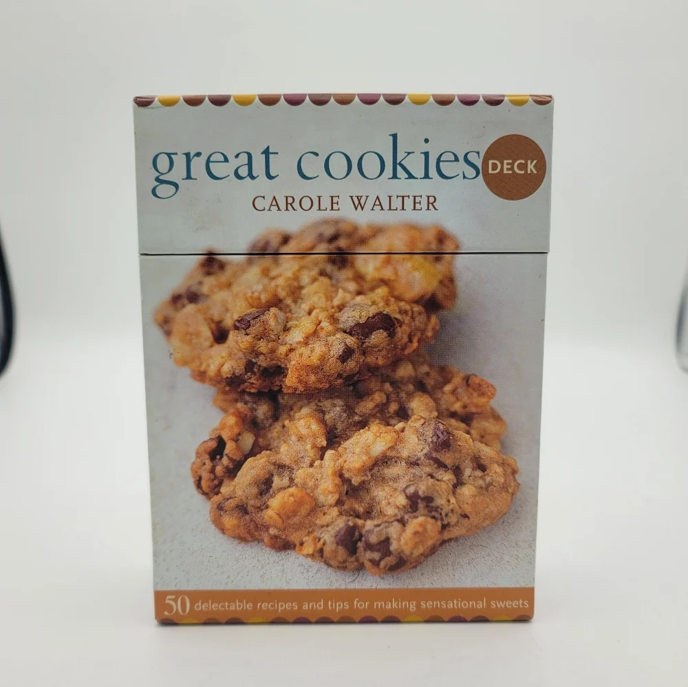 Great Cookies Recipe Card Deck by Carole Walter - 50 Delectable Recipes